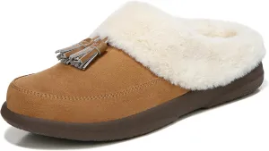 Vionic Cedar Perrin Women's Slip-On Cozy Slipper- Supporting Ladies Indoor/Outdoor Slippers that Include VIO MOTION Technology Orthotic Insole With Built-in Arch Support, Helps Heel Pain, Medium Fit