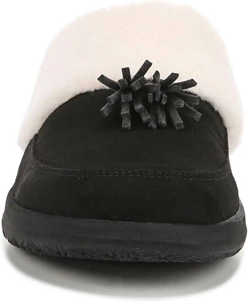 Vionic Cedar Perrin Women's Slip-On Cozy Slipper- Supporting Ladies Indoor/Outdoor Slippers that Include VIO MOTION Technology Orthotic Insole With Built-in Arch Support, Helps Heel Pain, Medium Fit