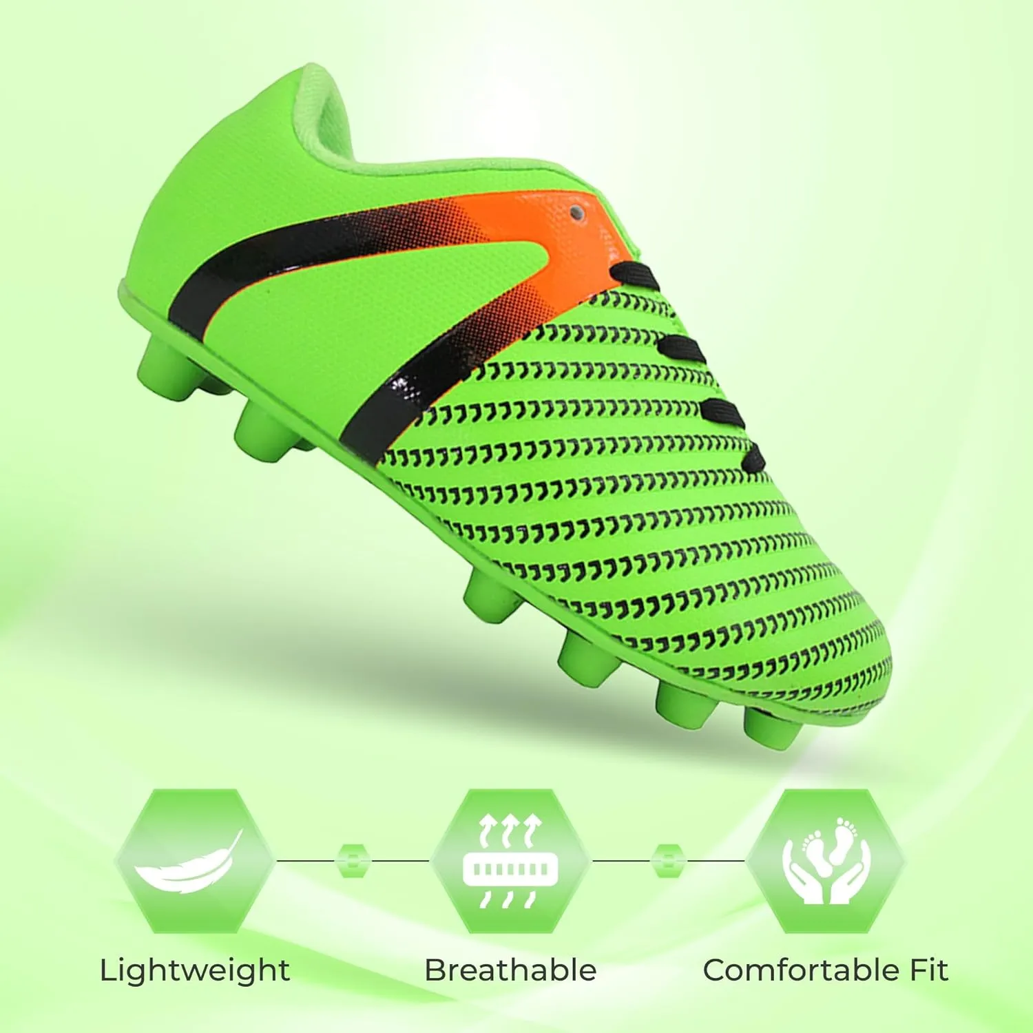 Vizari USA Impact Soccer Cleats for Kids – Youth Firm Ground Football Shoes | Breathable Design for Toddler, Little Kid & Big Kid Players