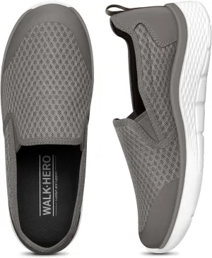 Walking Shoes Women for Plantar Fasciitis, Lightweight Orthopedic Womens Slip on Shoes, Breathable Mesh Upper Casual Loafers for Women with Flexible Instep