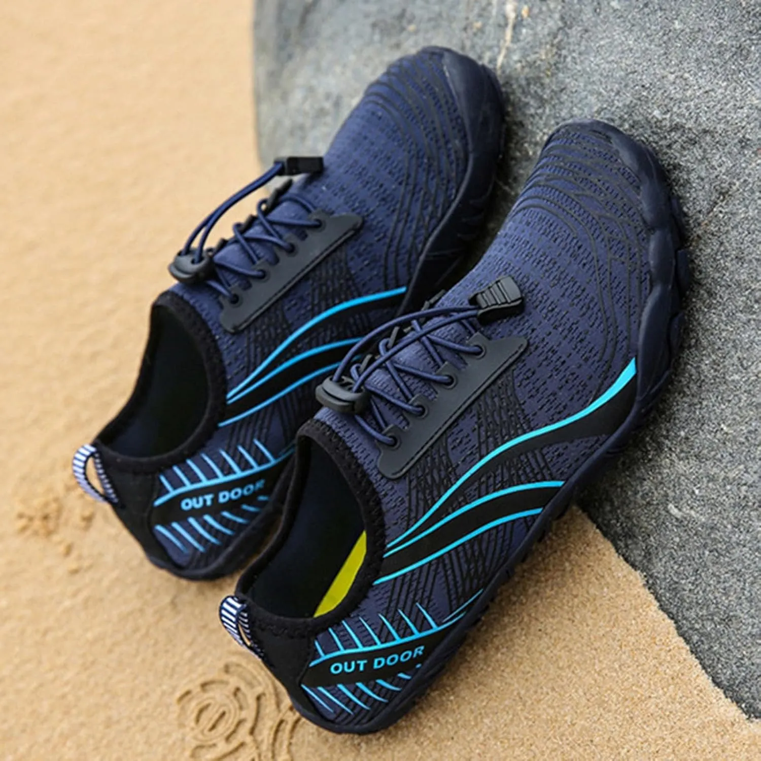 Water Shoes for Women Men Quick Dry Aqua Barefoot Beach Swim Pool Surf Hiking Yoga Lightweight Non Slip Breathable Wide Toe Outdoor Sports