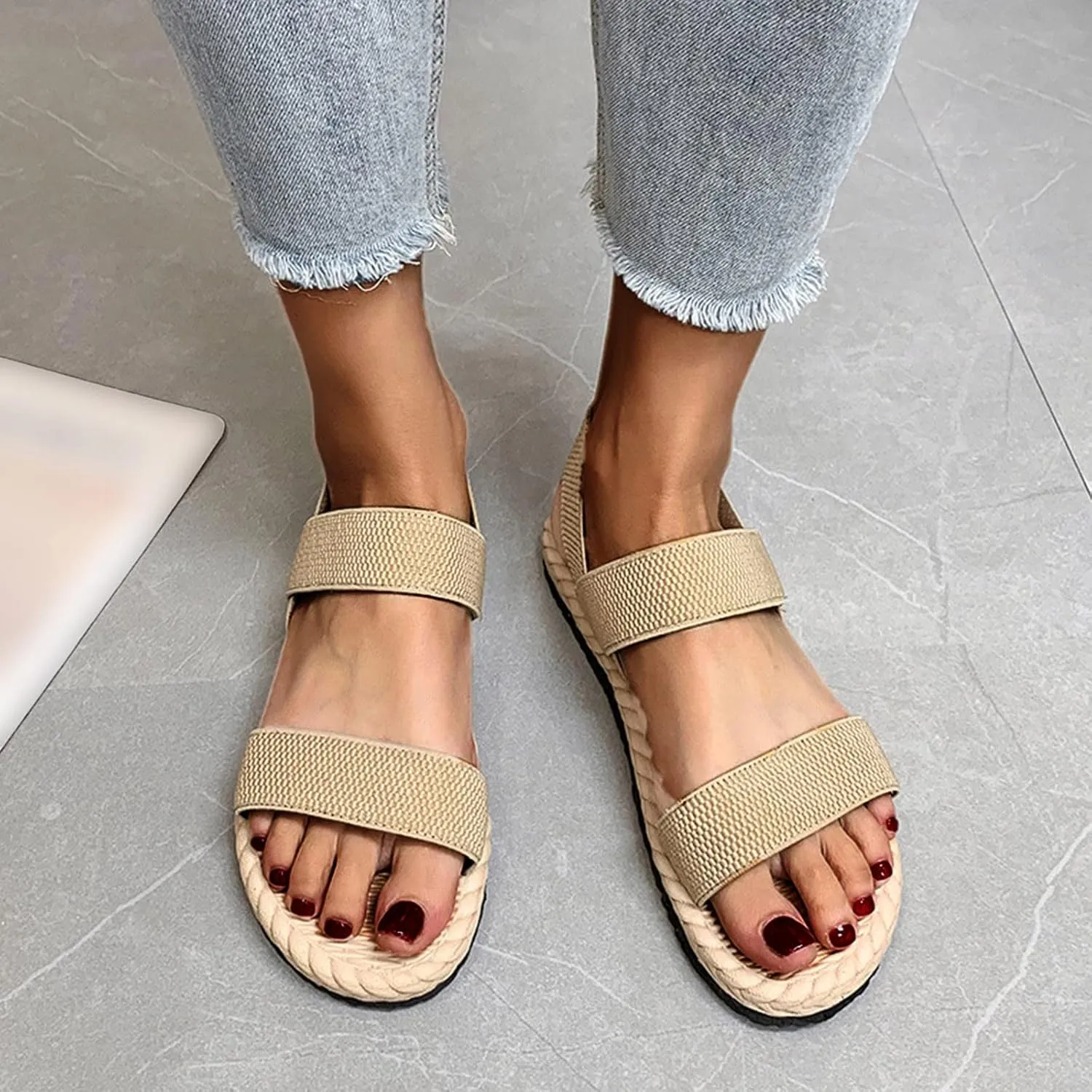 Wedge Sandals Women’s Low Wedges Platform Sandals Beach Sandals Women's Casual Summer Women Wedge Heels Shoes