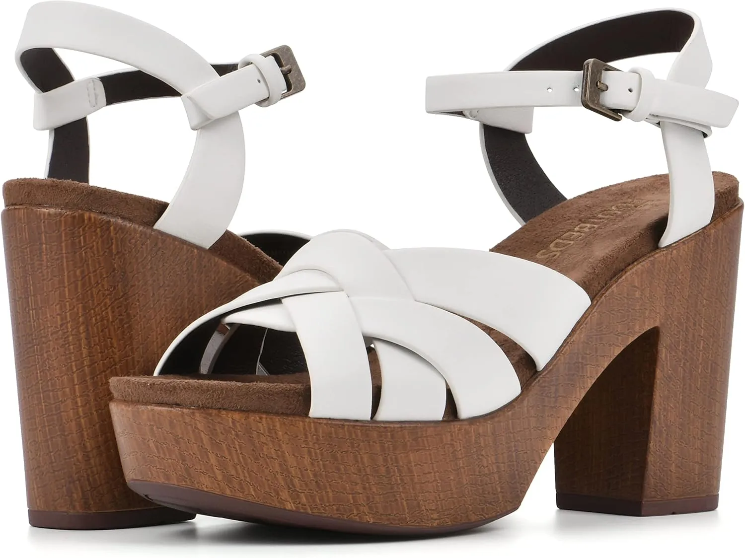 WHITE MOUNTAIN Women's Achiever Platform Clog