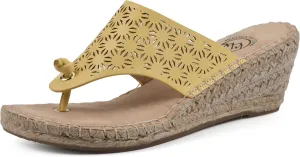 WHITE MOUNTAIN Women's Beaux Espadrille Wedge Sandal