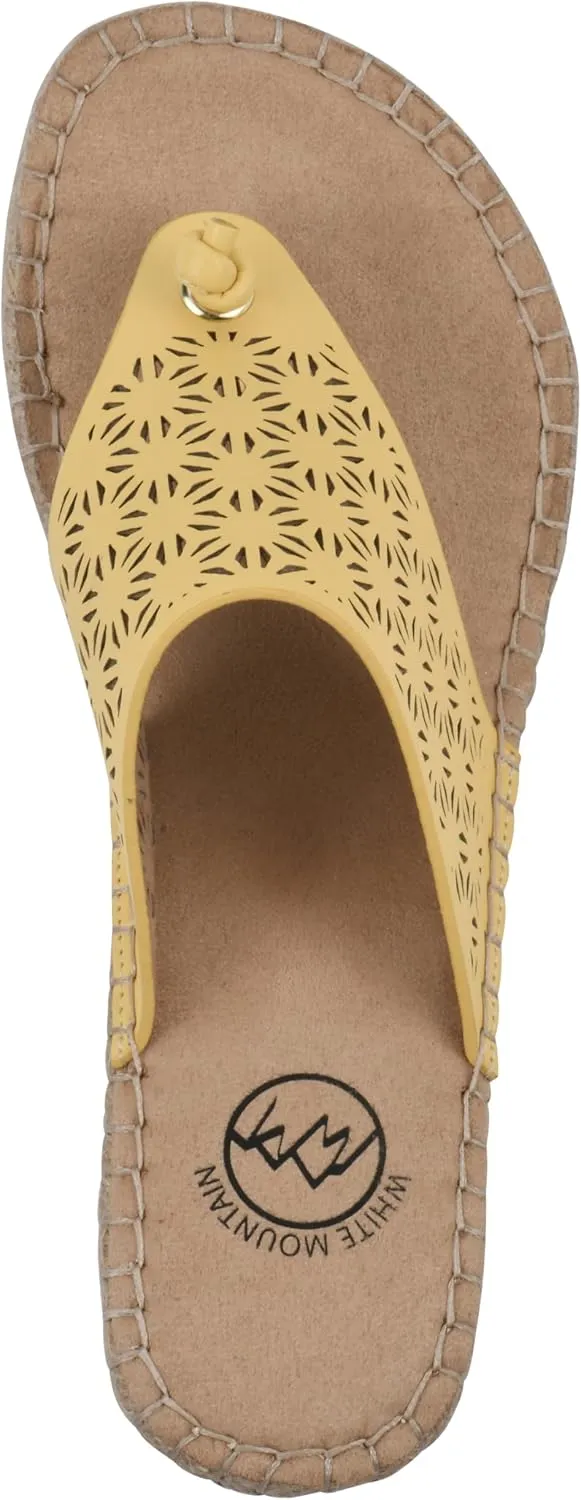 WHITE MOUNTAIN Women's Beaux Espadrille Wedge Sandal