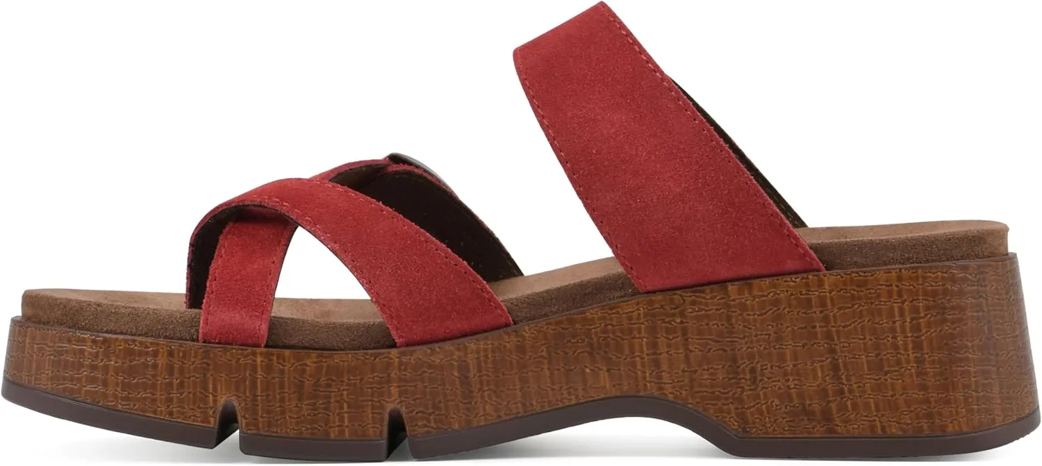 WHITE MOUNTAIN Women's Lefter Low Platform Sandal