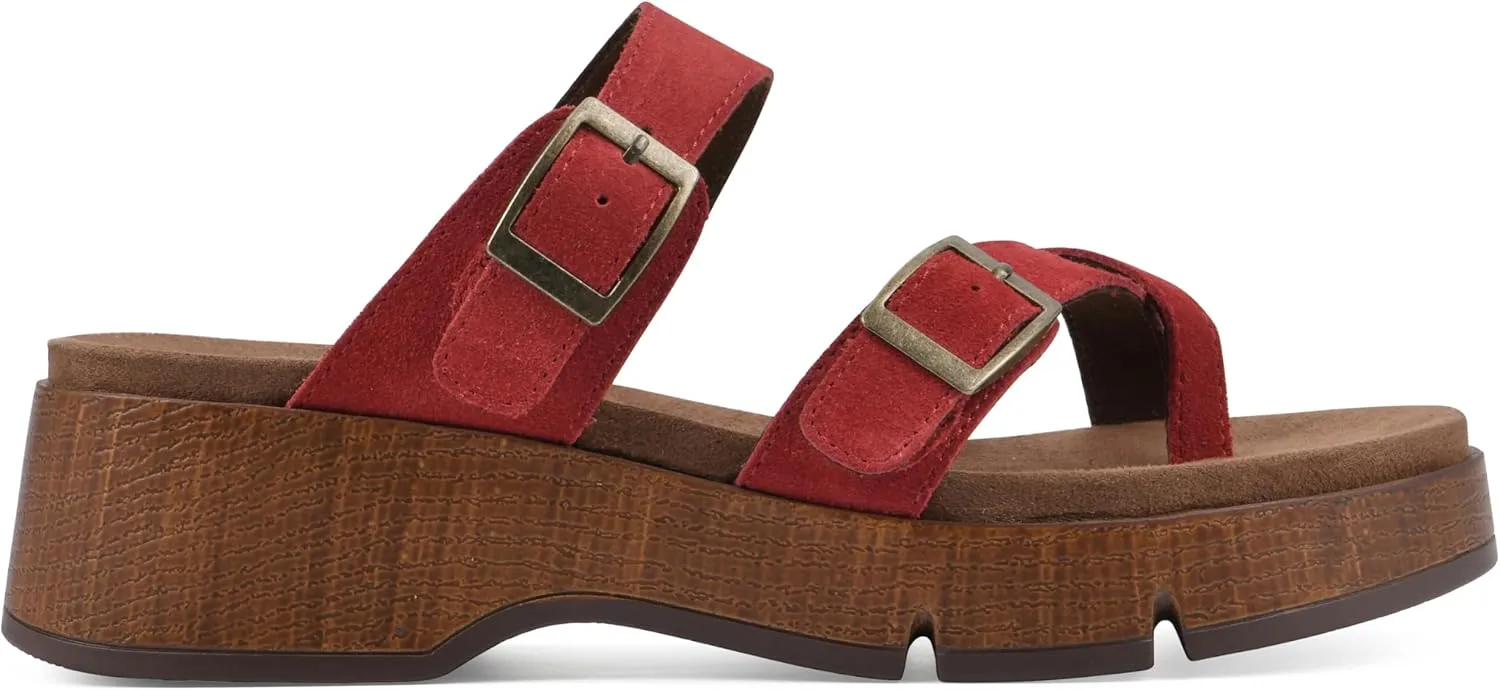 WHITE MOUNTAIN Women's Lefter Low Platform Sandal