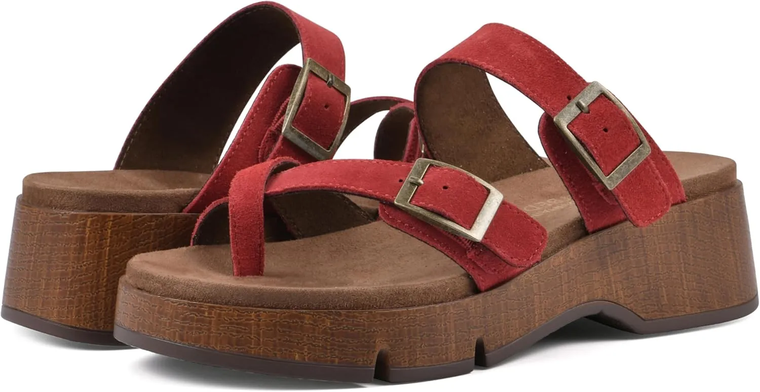 WHITE MOUNTAIN Women's Lefter Low Platform Sandal