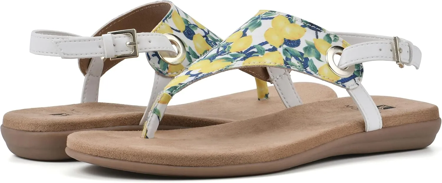 WHITE MOUNTAIN Women's London Flat Sandal