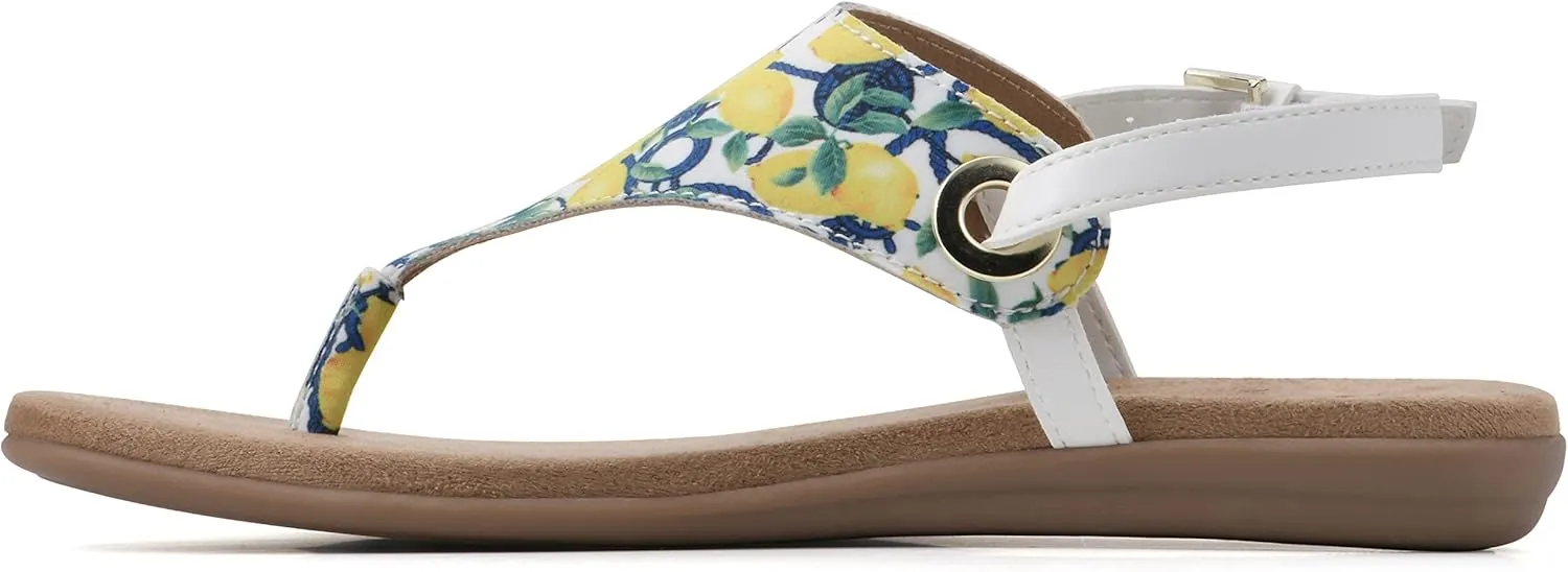 WHITE MOUNTAIN Women's London Flat Sandal