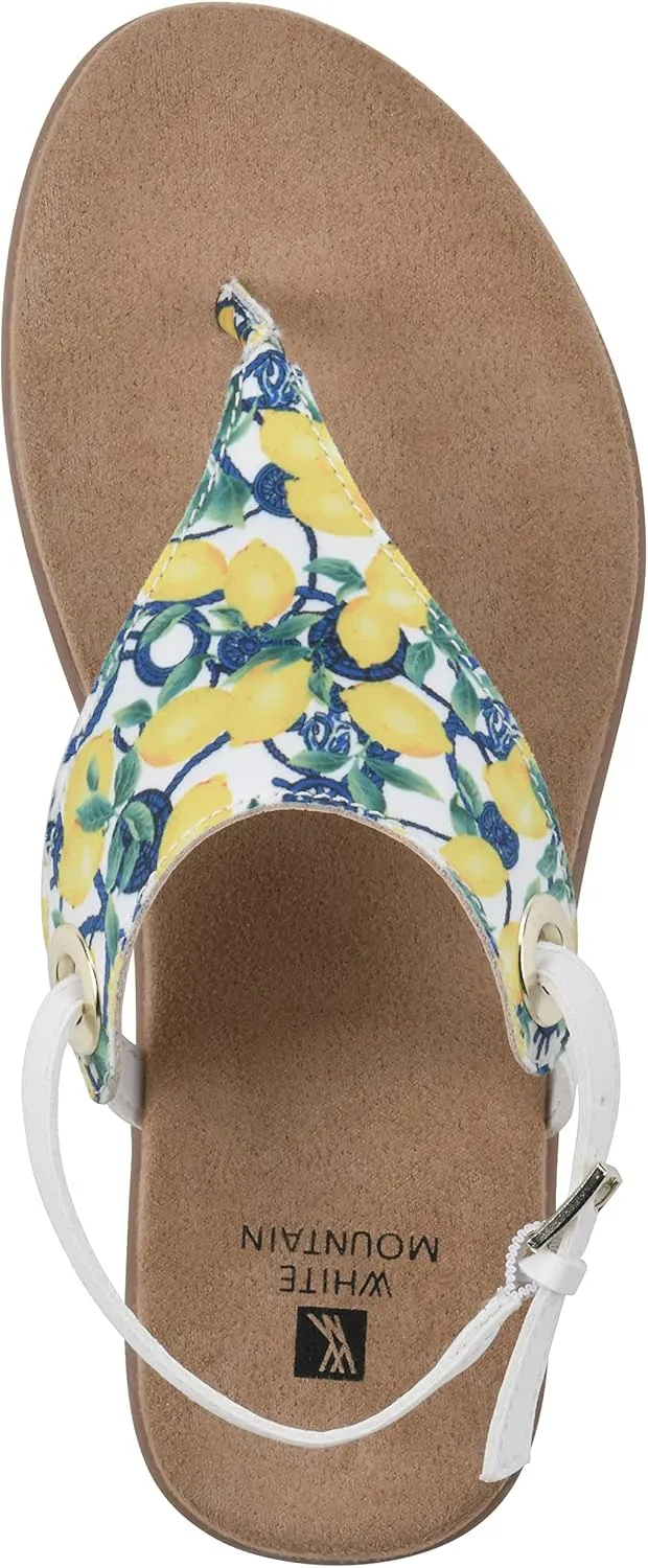 WHITE MOUNTAIN Women's London Flat Sandal