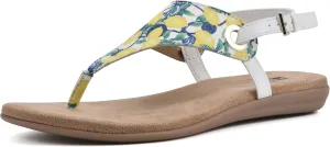 WHITE MOUNTAIN Women's London Flat Sandal