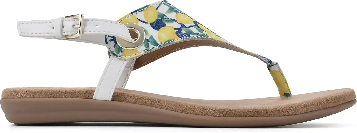 WHITE MOUNTAIN Women's London Flat Sandal