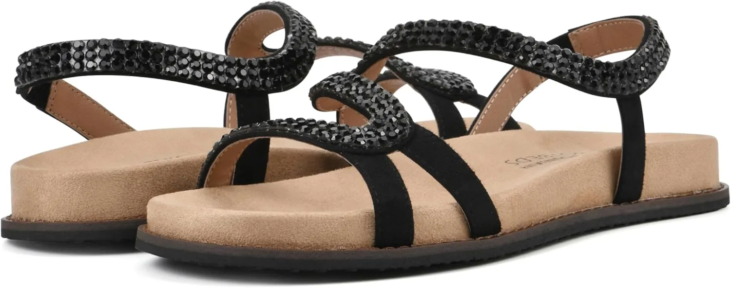 WHITE MOUNTAIN Women's Majorette Flat Sandal