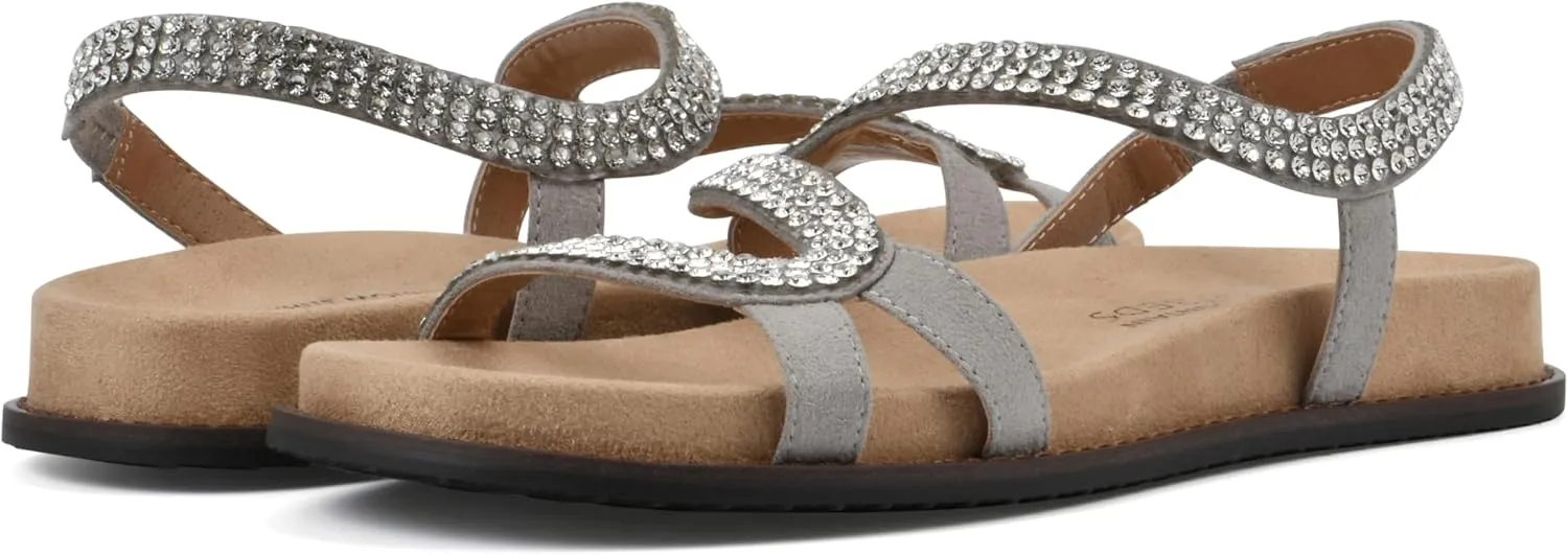 WHITE MOUNTAIN Women's Majorette Flat Sandal