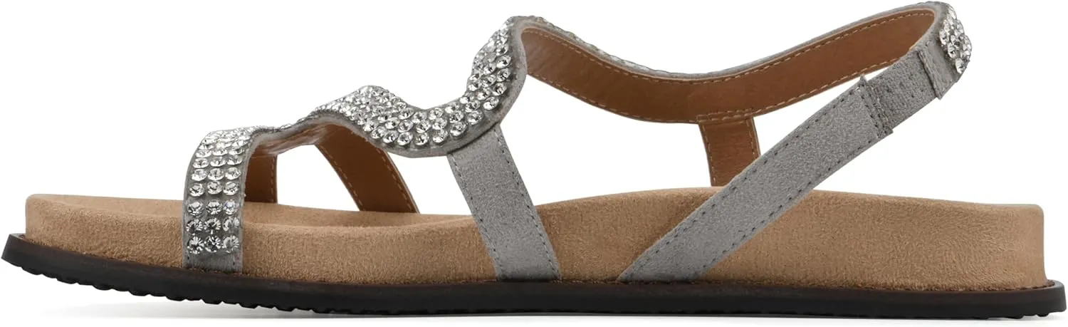 WHITE MOUNTAIN Women's Majorette Flat Sandal