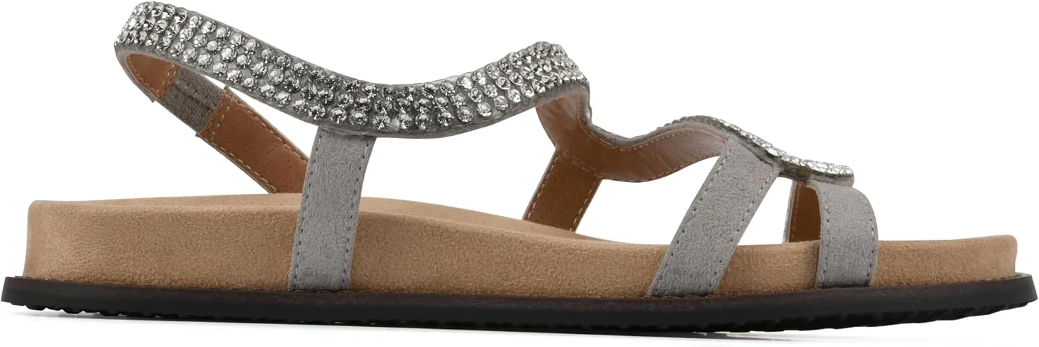 WHITE MOUNTAIN Women's Majorette Flat Sandal
