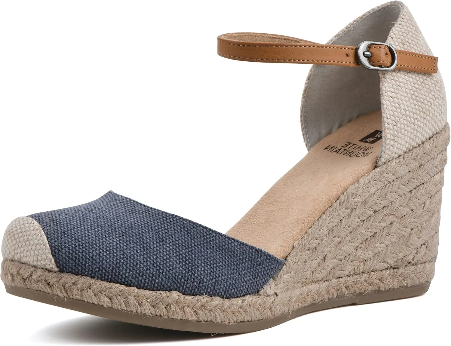 WHITE MOUNTAIN Women's Mamba Espadrille Wedge Sandal