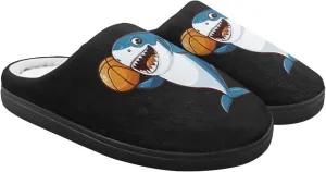 Winter Fuzzy Slippers for Kids, Soft Comfy House Slippers for Bedroom, Closed Toe Anti-Skid Scuff Slippers