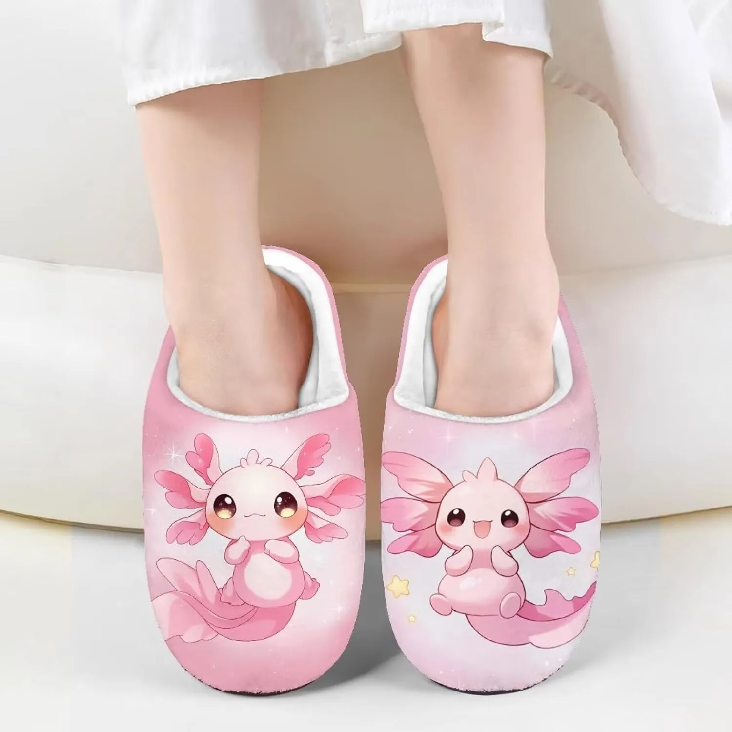 Winter Warm Slippers for Girls Kids Boys Size 9-15 Indoor Outdoor Fuzzy Slippers