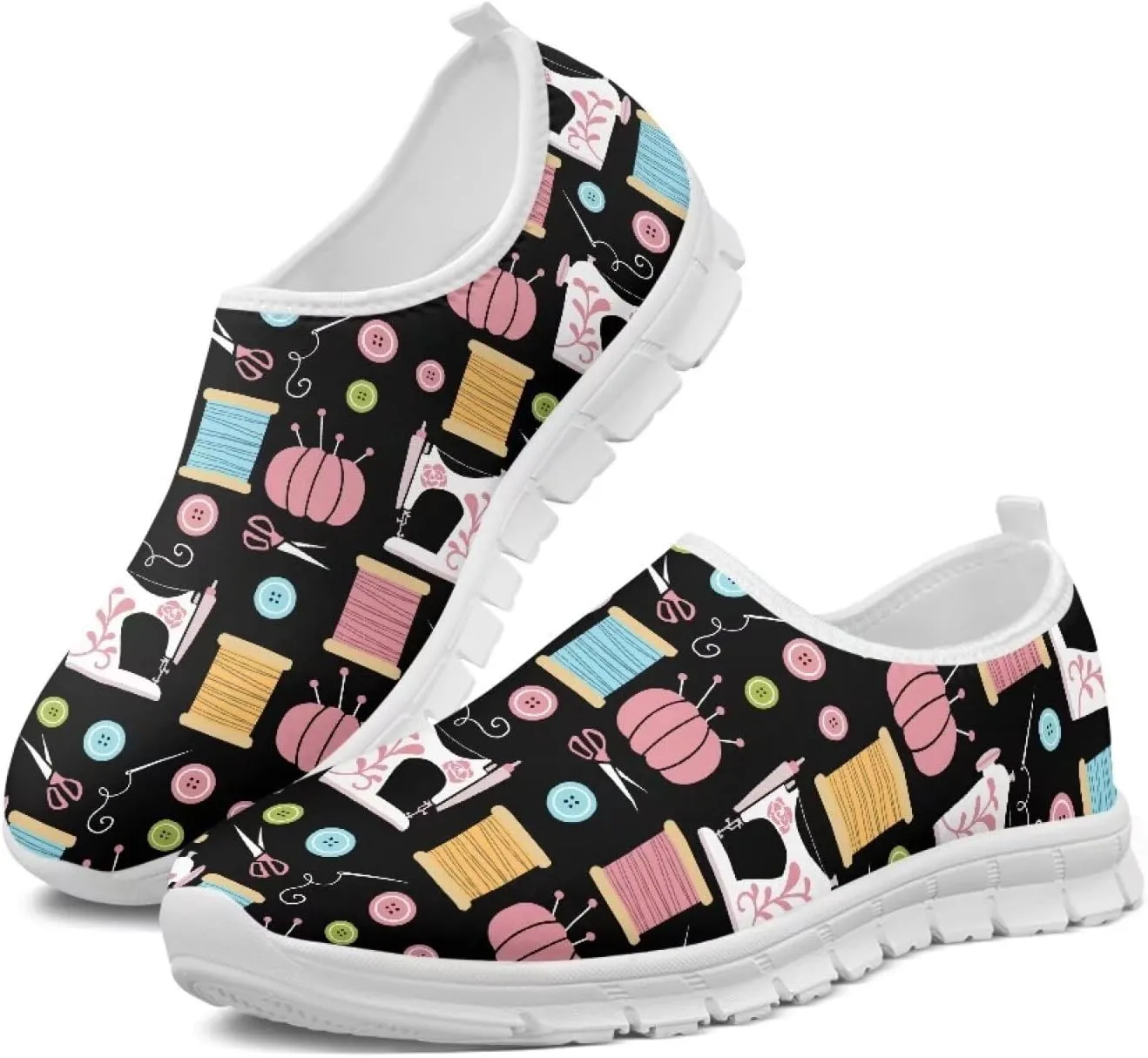 Women Slip On Tennis Shoes Womens Non Slip Work Shoes Casual Sneakers