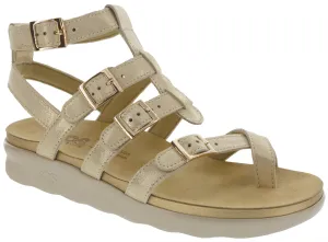 Womens Aria Sandal in Soft Gold
