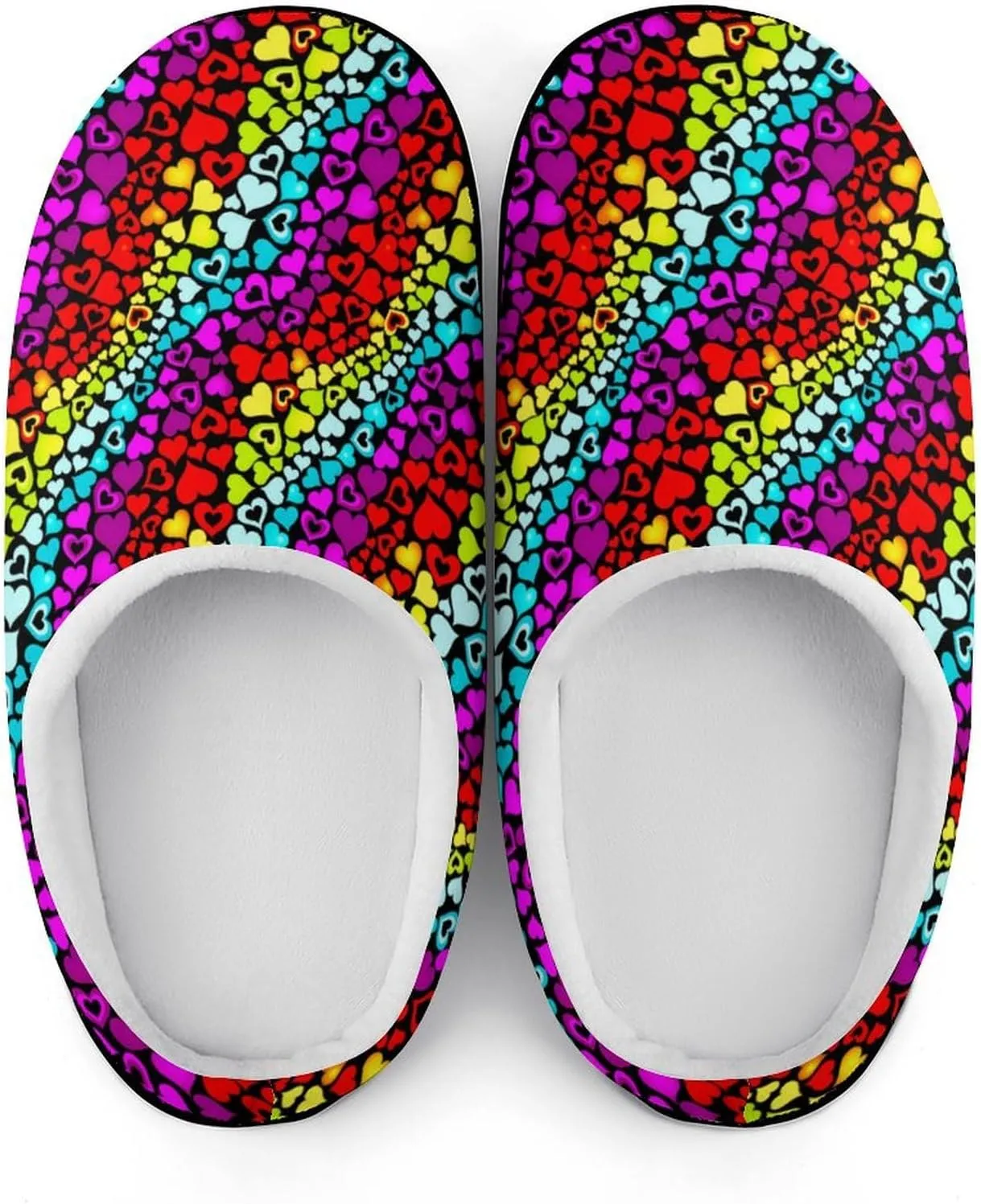 Womens Cowboy Cactus Slippers Men Warm Cotton House Slippers Hard Sole Soft Clog Slippers Slip-On Shoes Indoor Outdoor