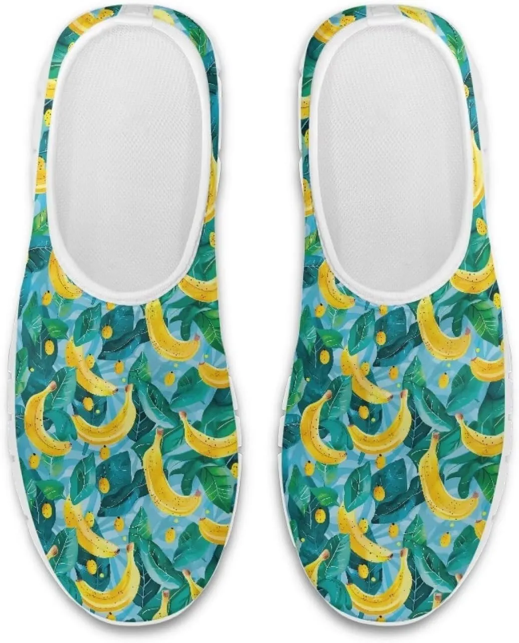 Women's Fruit Print Shoes Low Top Slip On Casual Walking Shoes Comfortable Soft-Soled Sports Running Flat Sneakers