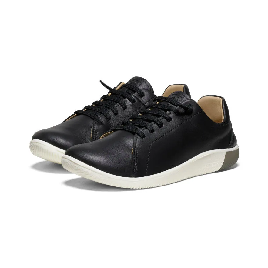 Women's KNX Leather Sneaker - Black/Star White