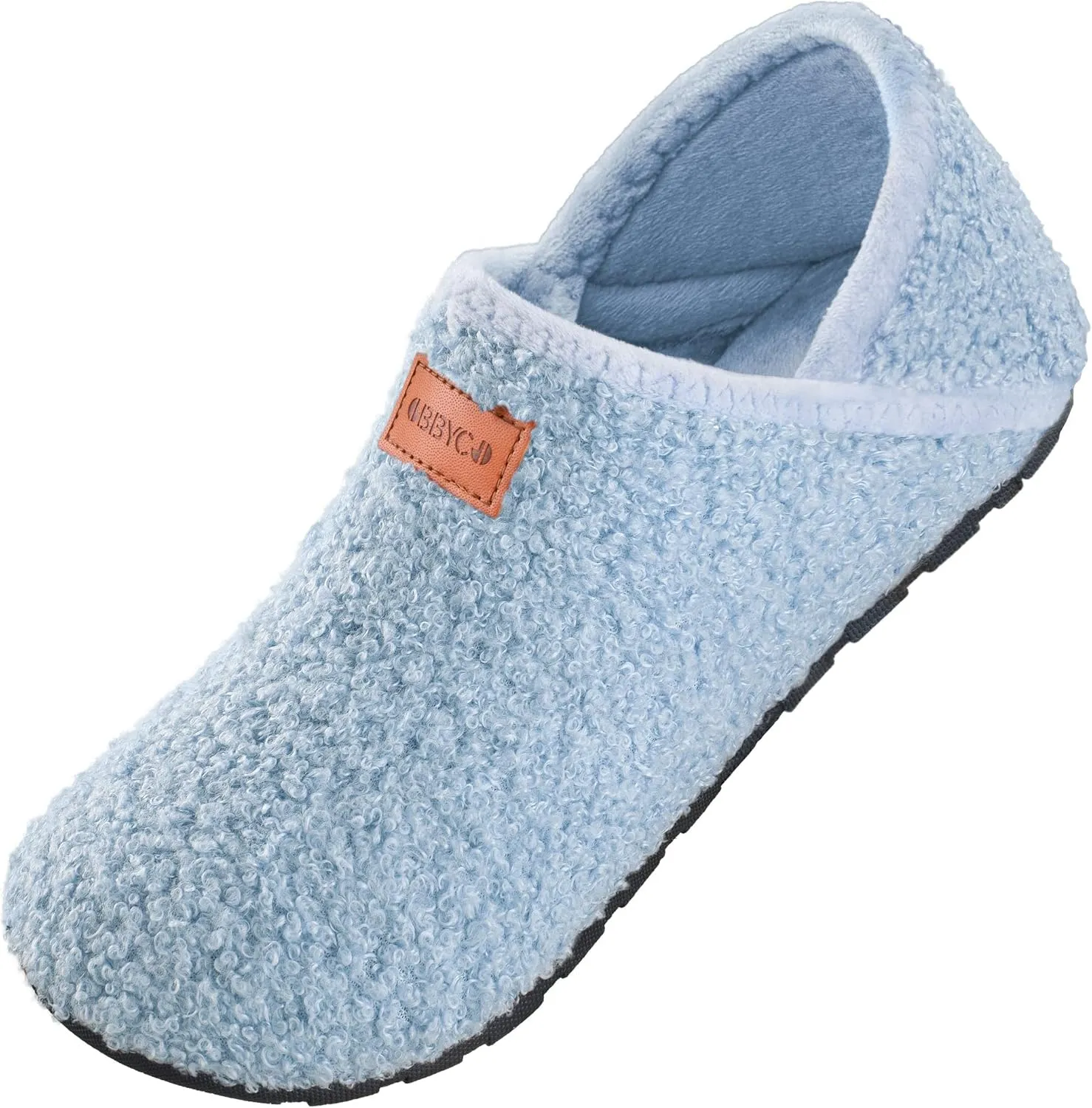 Women's Men's Fuzzy Fur Slippers Casual House Shoes Non Slip Barefoot Slipper Socks Warm Closed Back Indoor Outdoor Shoes