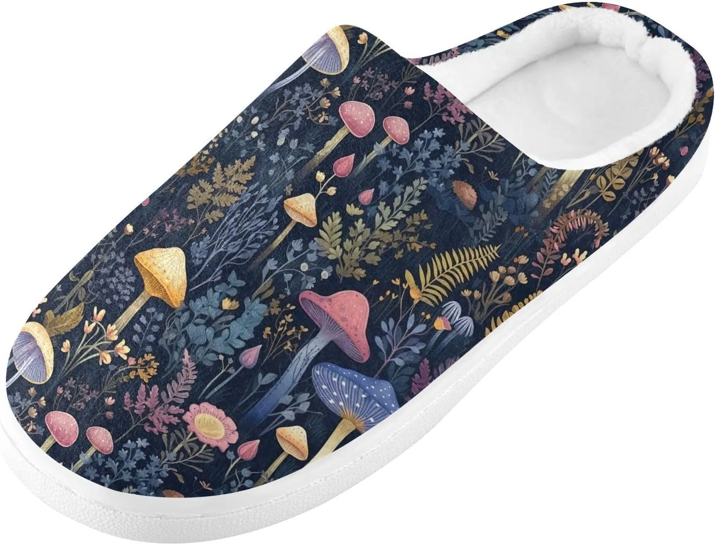Women's Men's Slippers Memory Foam Fluffy Fuzzy Slipper Fleece Comfy Warm Slip On Winter Bedroom House Shoes for Outdoor Indoor Travel