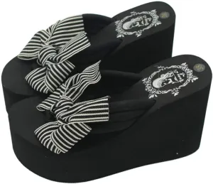 Womens Platform Wedge Flip Flops Chunky High Heel Sandals Beach Thong Heeled Sandal Slippers for Women