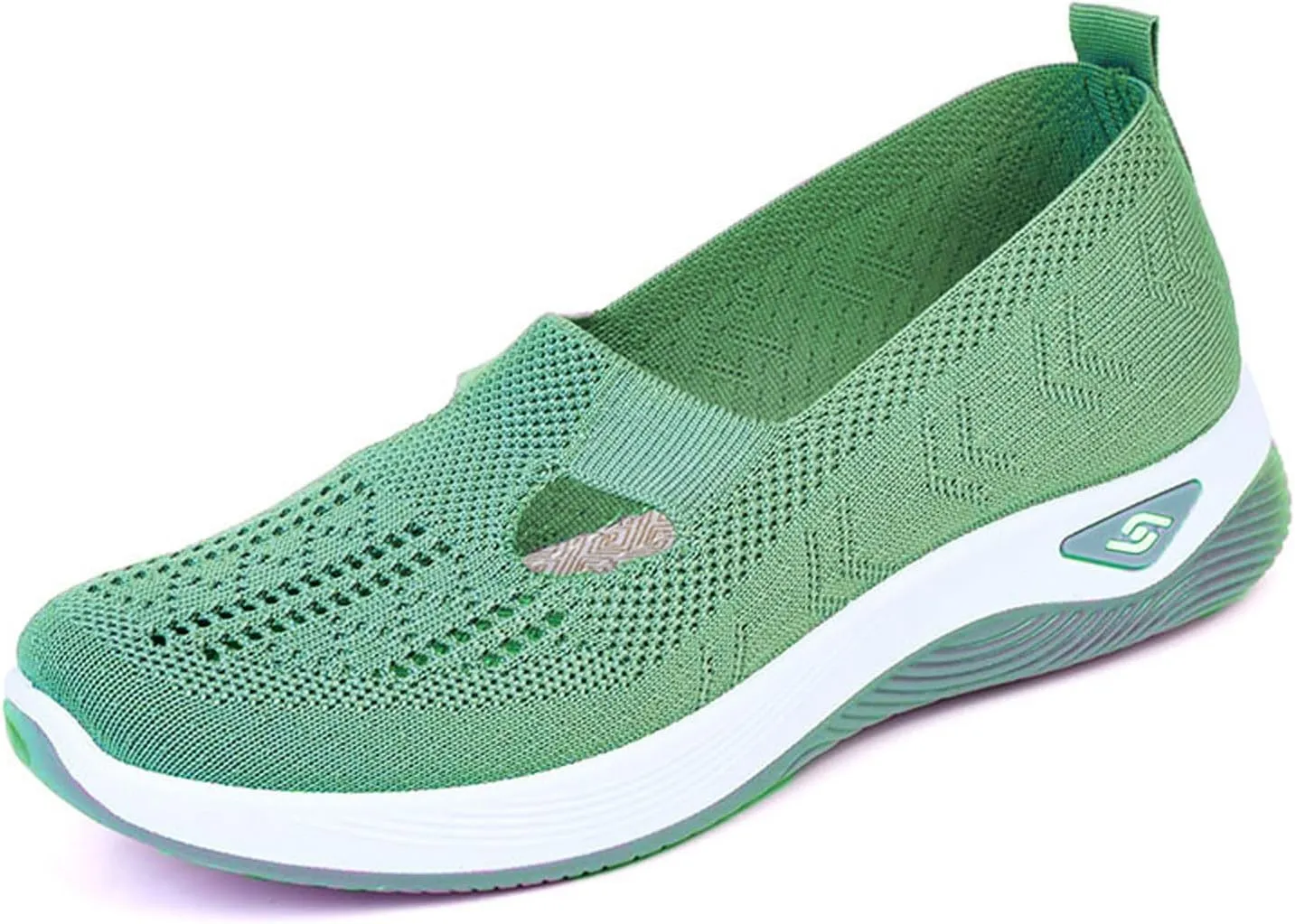 Womens Sandals, Womens Shoes, Women's Comfortable Breathable Slip-On Knitted Sneakers
