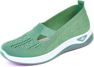 Womens Sandals, Womens Shoes, Women's Comfortable Breathable Slip-On Knitted Sneakers