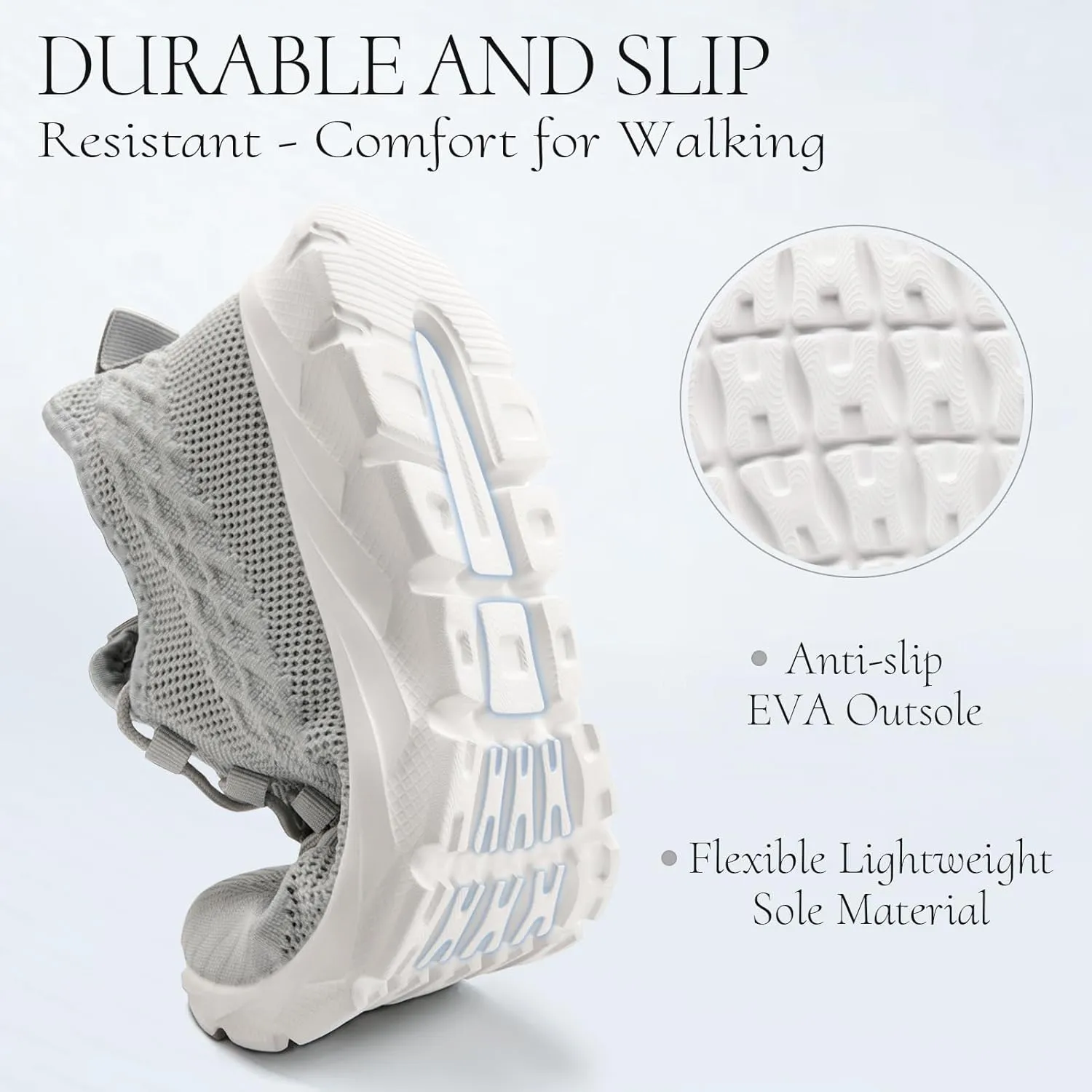 Womens Shoes Running Walking Tennis Slip on Sneakers for Comfortable Breathable Casual Ladies