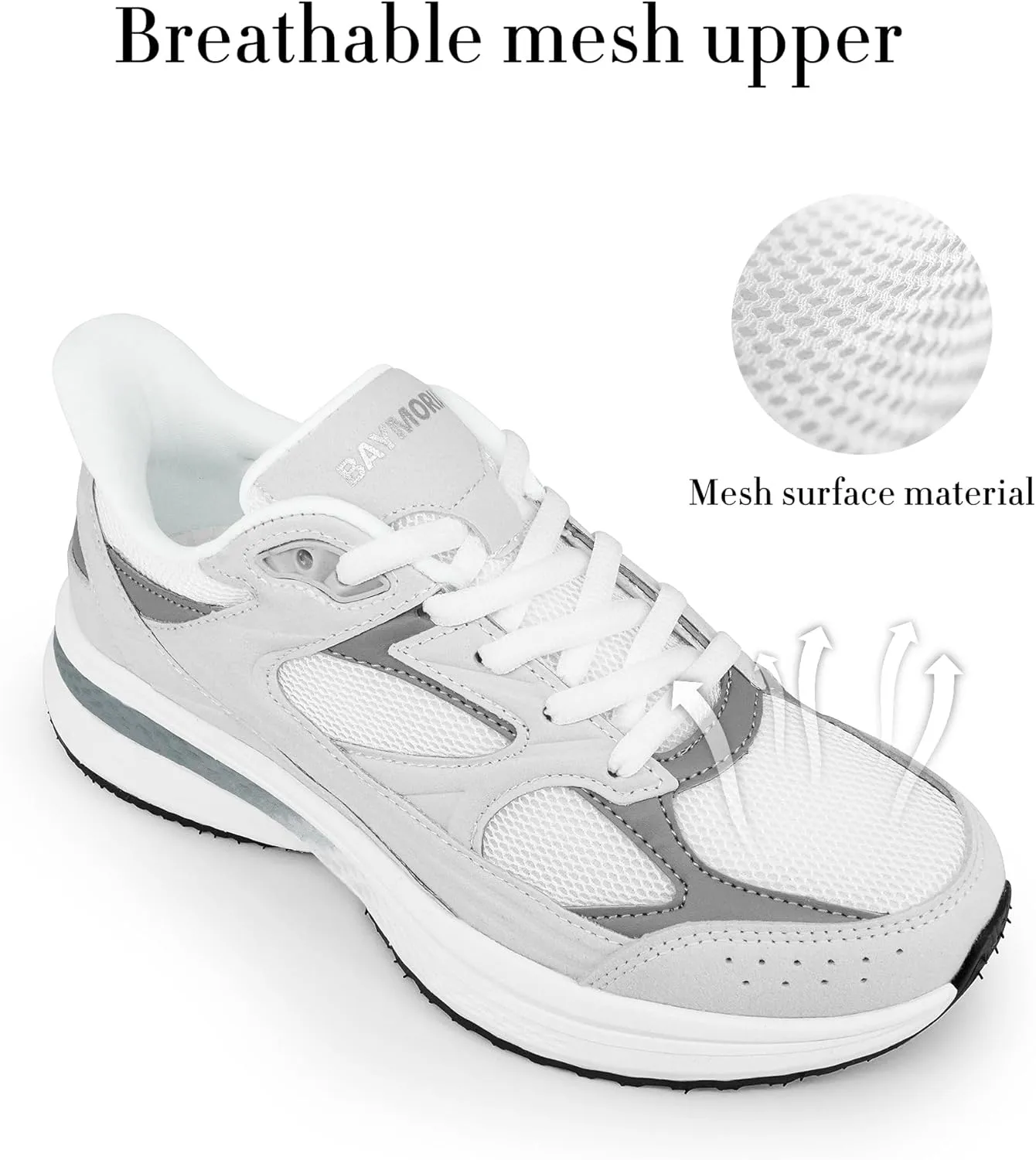 Women’s Slip On Retro Shoes Breathable Mesh Lightweight Tennis Sneakers for Athletic Walking Gym Workout