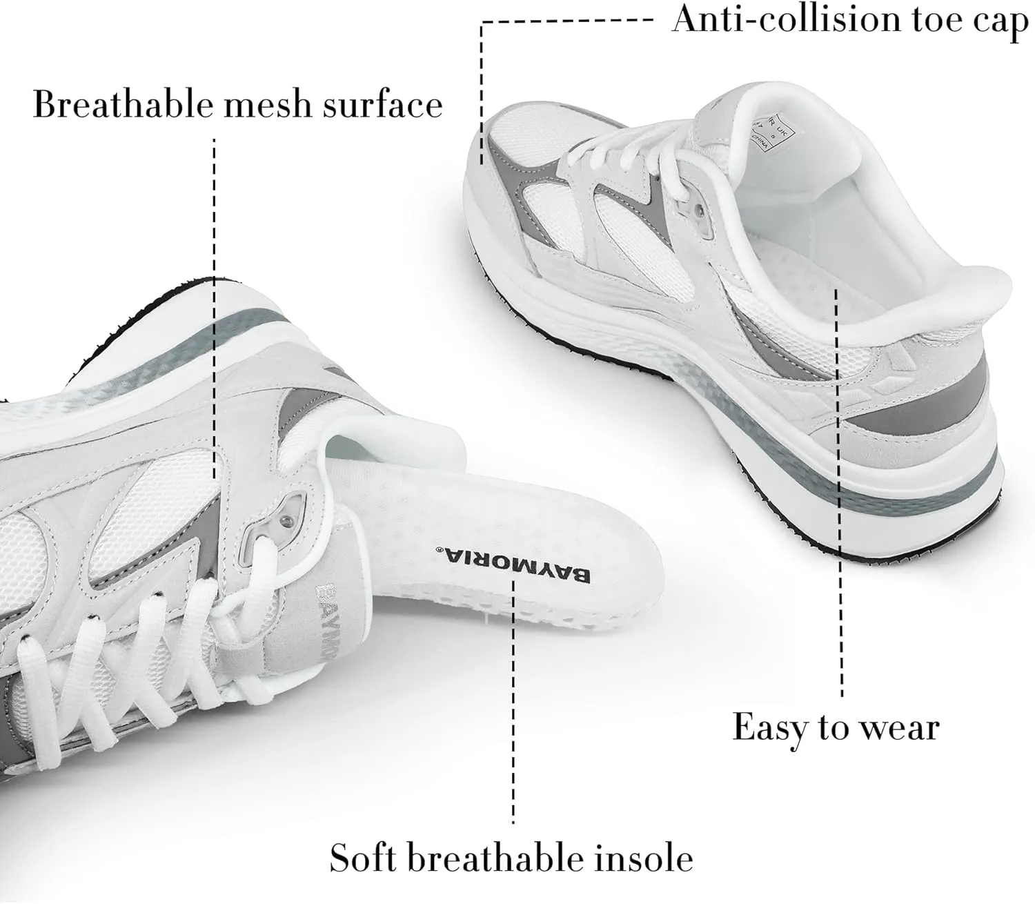 Women’s Slip On Retro Shoes Breathable Mesh Lightweight Tennis Sneakers for Athletic Walking Gym Workout