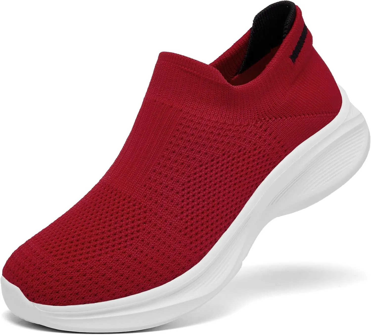 Women’s Slip on Walking Shoes Breathable Comfort Lightweight Sock Shoe Non Slip Work Shoes Fashion Running Tennis Sneakers