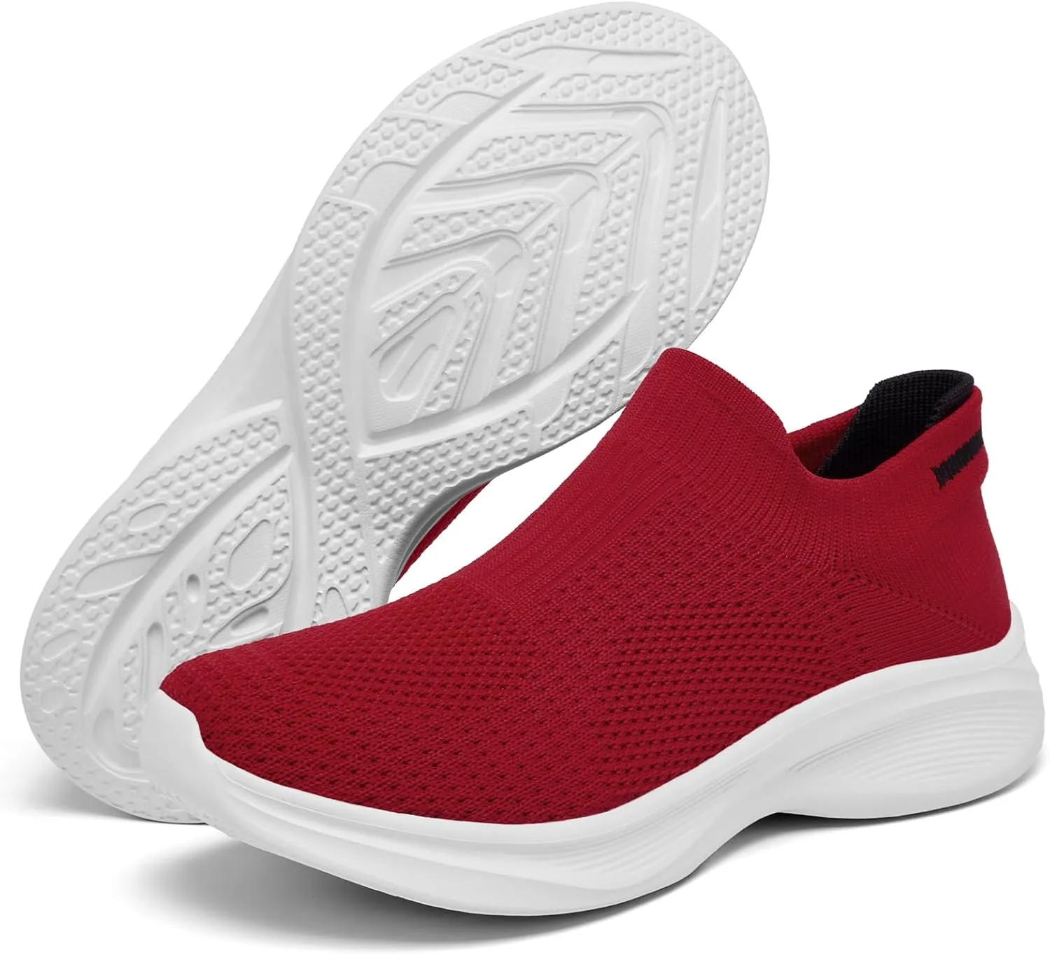 Women’s Slip on Walking Shoes Breathable Comfort Lightweight Sock Shoe Non Slip Work Shoes Fashion Running Tennis Sneakers
