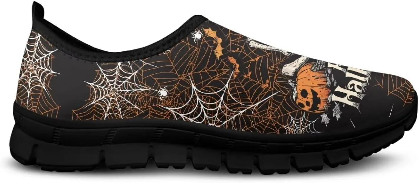 Womens Slip On Walking Shoes Non Slip Breathable Gym Sneakers Lightweight Loafers for Camping Jogging