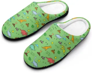 Womens Slippers Comfy Bedroom Slip-On Shoes Ladies Halloween Slippers Cotton House Slipper Indoor Memory Foam Slippers