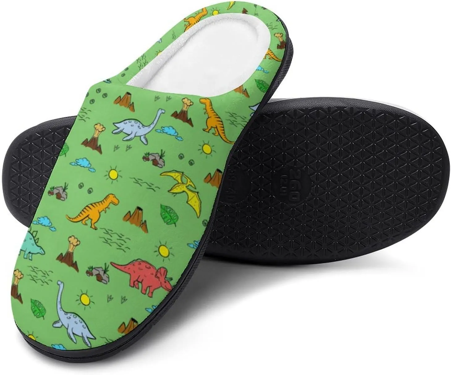 Womens Slippers Comfy Bedroom Slip-On Shoes Ladies Halloween Slippers Cotton House Slipper Indoor Memory Foam Slippers