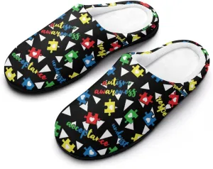 Womens Slippers Soft Bedroom Slip-On Shoes Ladies Halloween Cute Ghosts Slippers Cotton House Slippers Indoor Outdoor