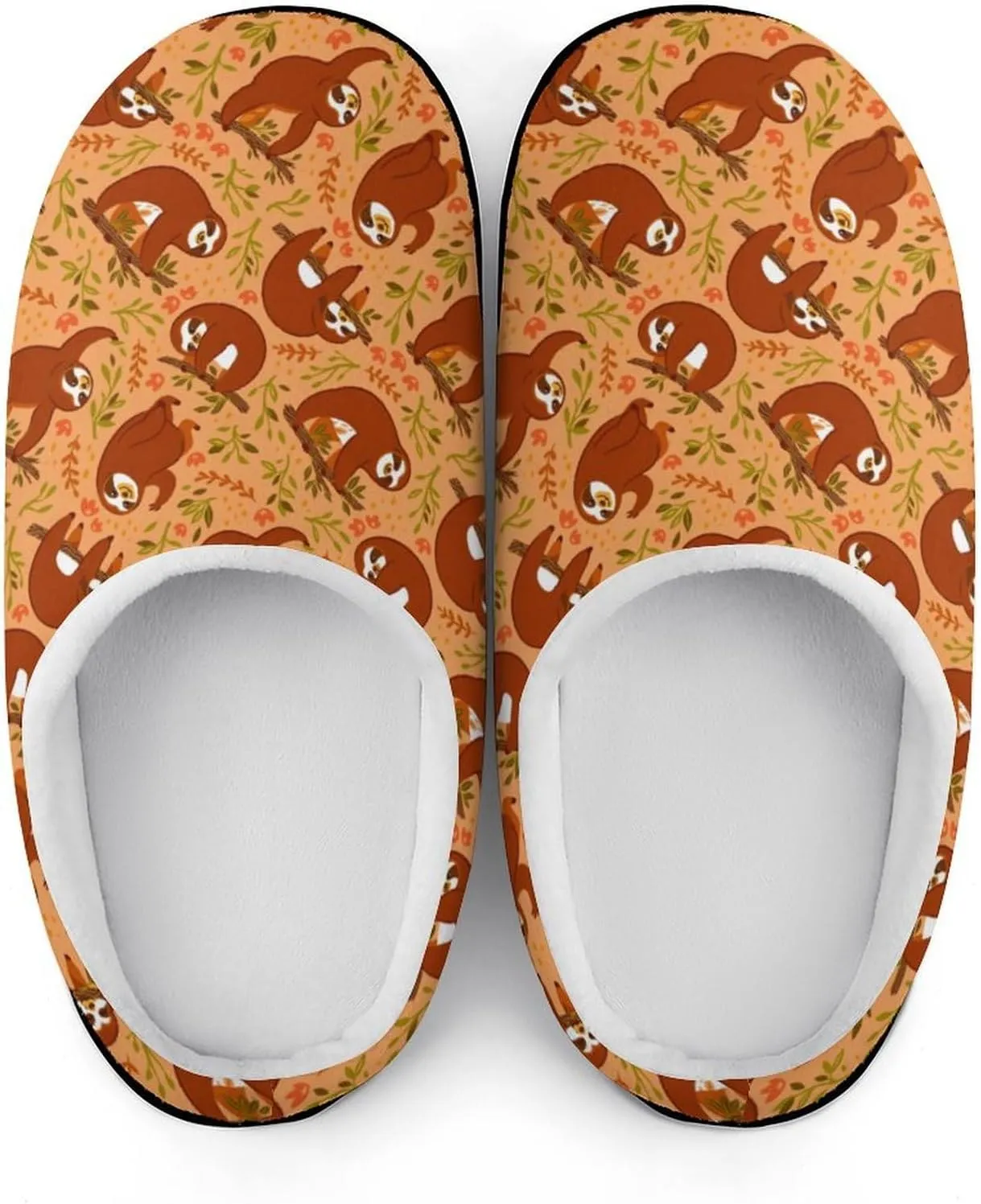 Womens Slippers Soft Bedroom Slip-On Shoes Men's Halloween Cute Ghosts Slippers Cotton House Slippers Indoor Outdoor