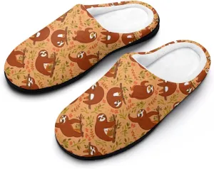 Womens Slippers Soft Bedroom Slip-On Shoes Men's Halloween Cute Ghosts Slippers Cotton House Slippers Indoor Outdoor