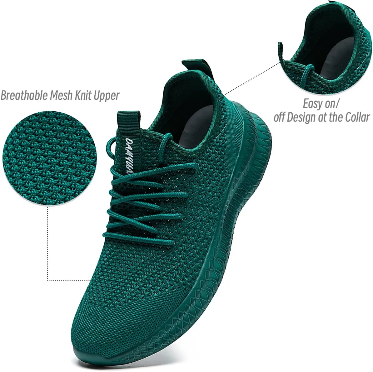 Womens Walking Running Shoes Sneakers Slip On Sport Tennis Athletic Gym Shoes Casual Fashion Lightweight Breathable Non Slip Workout Workout Trainers Shoe