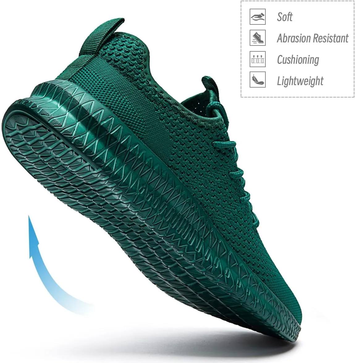 Womens Walking Running Shoes Sneakers Slip On Sport Tennis Athletic Gym Shoes Casual Fashion Lightweight Breathable Non Slip Workout Workout Trainers Shoe