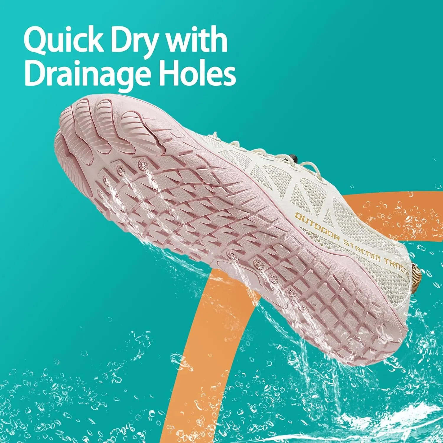 Women's Water Shoes Lightweight Aqua Shoes for Beach Swim Pool Kayaking