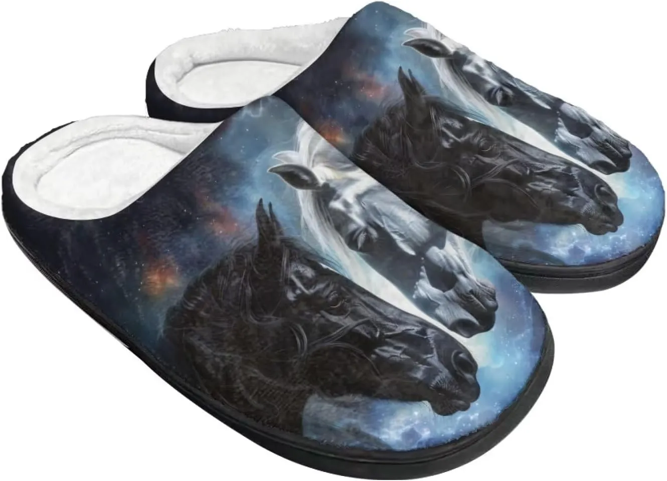 Xpyiqun Slippers Women Men Slip On House Shoes Fuzzy Warm Winter Slippers Size 4-12