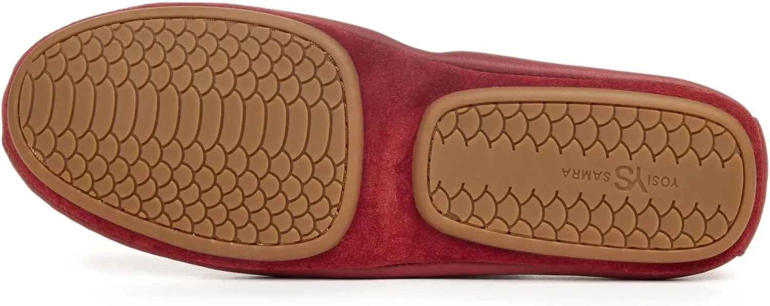 Yosi Samra Samara Womens Classic Leather Foldable Ballet Flat